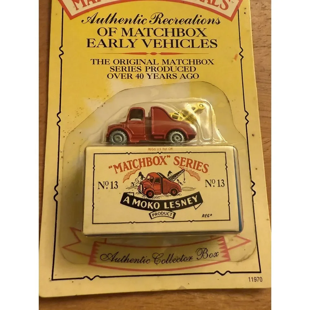 MATCHBOX ORIGINALS‎ LE SERIES II #13 BEDFORD WRECK TRUCK . (Red)